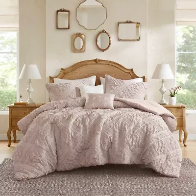 Madison Park Vera Sculpted Jacquard 5-pc. Comforter Set
