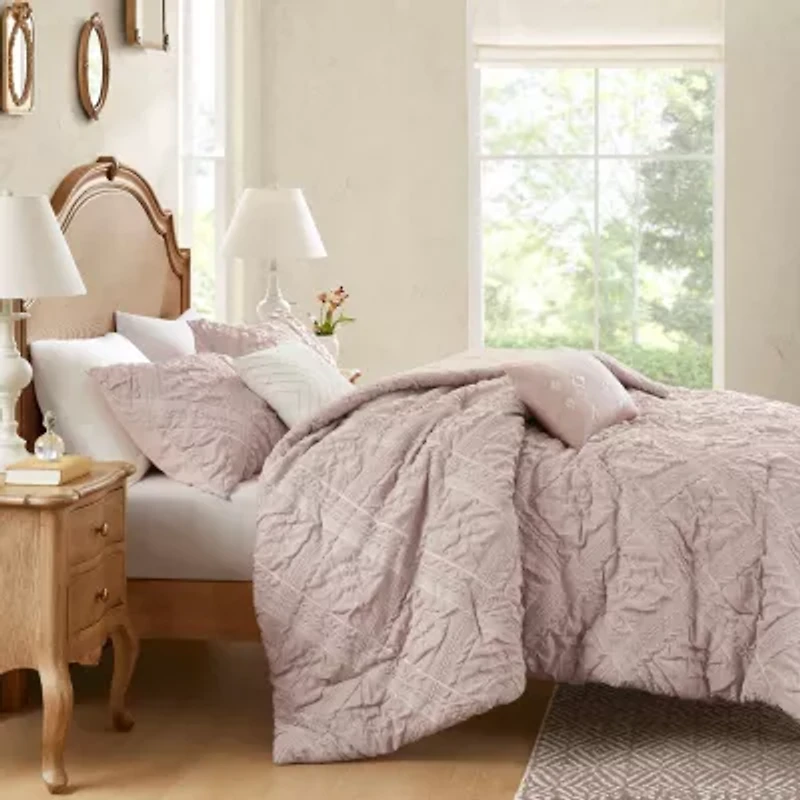 Madison Park Vera Sculpted Jacquard 5-pc. Comforter Set