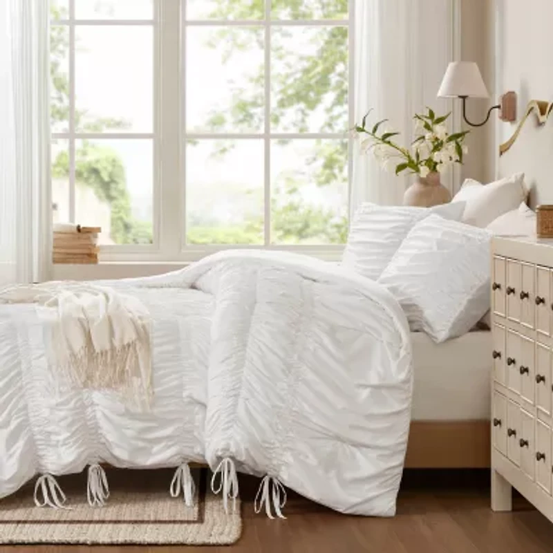 510 Design Evelina Ruched Soft Comforter Set