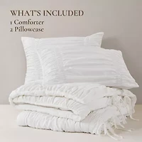 510 Design Evelina Ruched Soft Comforter Set