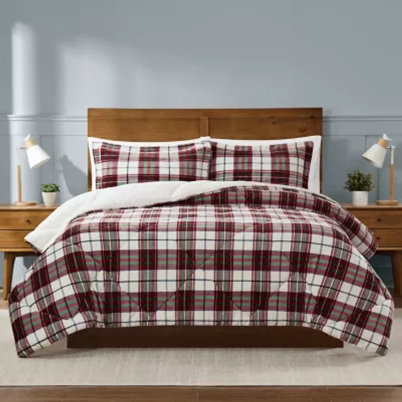Truly Soft Cuddle Warmth Marlon Plaid Comforter Set