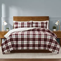 Truly Soft Cuddle Warmth Marlon Plaid Comforter Set