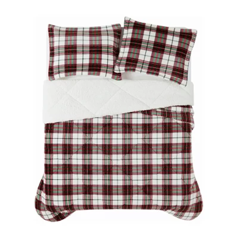 Truly Soft Cuddle Warmth Marlon Plaid Comforter Set
