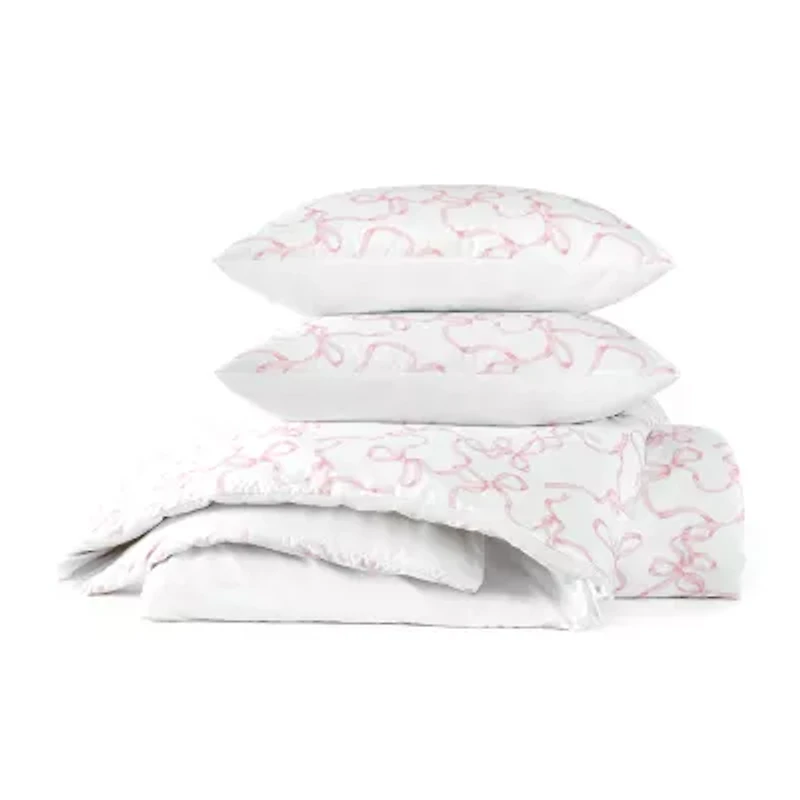 Truly Soft Printed Bow Duvet Cover Set