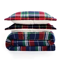 Truly Soft Cuddle Warmth Ivan Plaid Comforter Set