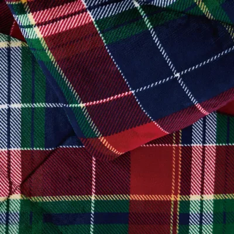 Truly Soft Cuddle Warmth Ivan Plaid Comforter Set