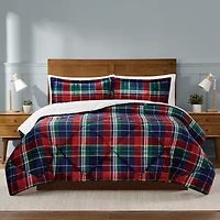 Truly Soft Cuddle Warmth Ivan Plaid Comforter Set