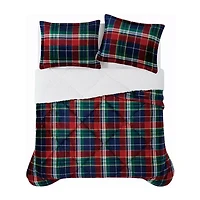 Truly Soft Cuddle Warmth Ivan Plaid Comforter Set