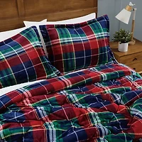 Truly Soft Cuddle Warmth Ivan Plaid Comforter Set