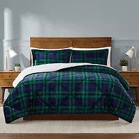 Truly Soft Cuddle Warmth Tartan Plaid Comforter Set
