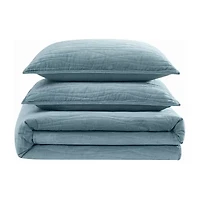 Royal Velvet Wavy Matte Cotton Quilt Set