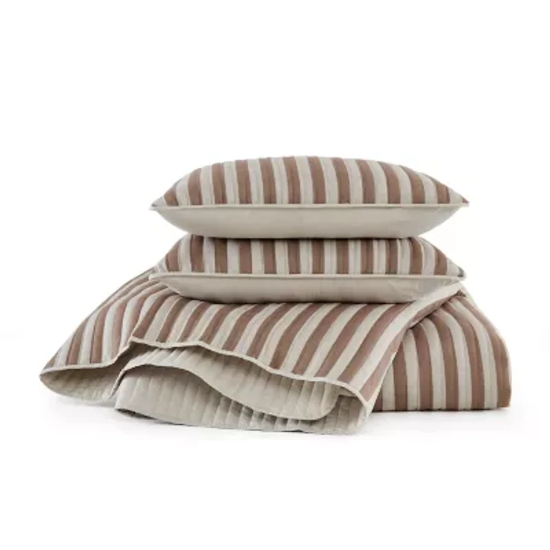 Truly Soft Weston Stripe Quilt Set