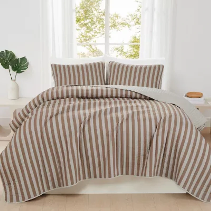 Truly Soft Weston Stripe Quilt Set
