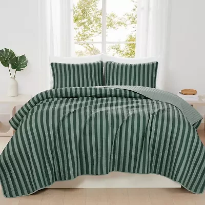 Truly Soft Weston Stripe Quilt Set