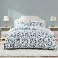 Truly Soft Printed Bow Comforter Set