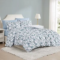 Truly Soft Printed Bow Comforter Set