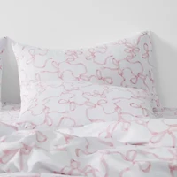 Truly Soft Printed Bow Comforter Set