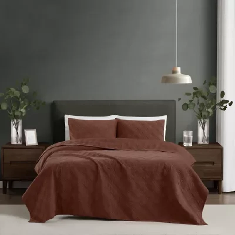 Brooklyn Loom Corduroy Pinsonic Quilt Set