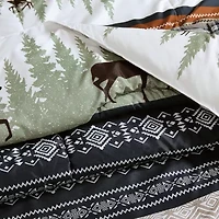 Mossy Oak Rock Ledge Creek Stripe Comforter