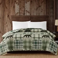 Mossy Oak Bear Patchwork Comforter