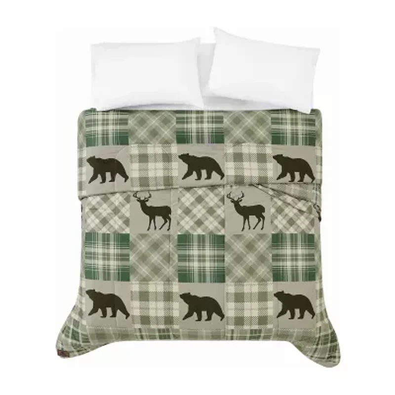 Mossy Oak Bear Patchwork Comforter