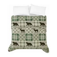 Mossy Oak Bear Patchwork Comforter