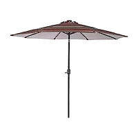 Sunnydaze® 9-Foot Solar Patio Umbrella with Tilt Crank