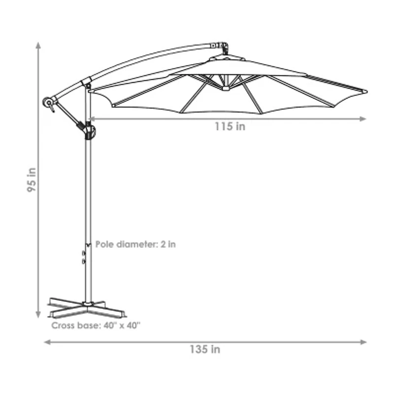 Sunnydaze Collection Patio Umbrella