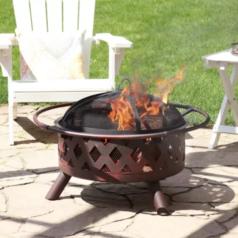 Sunnydaze Collection Portable Weather Resistant Fire Pit