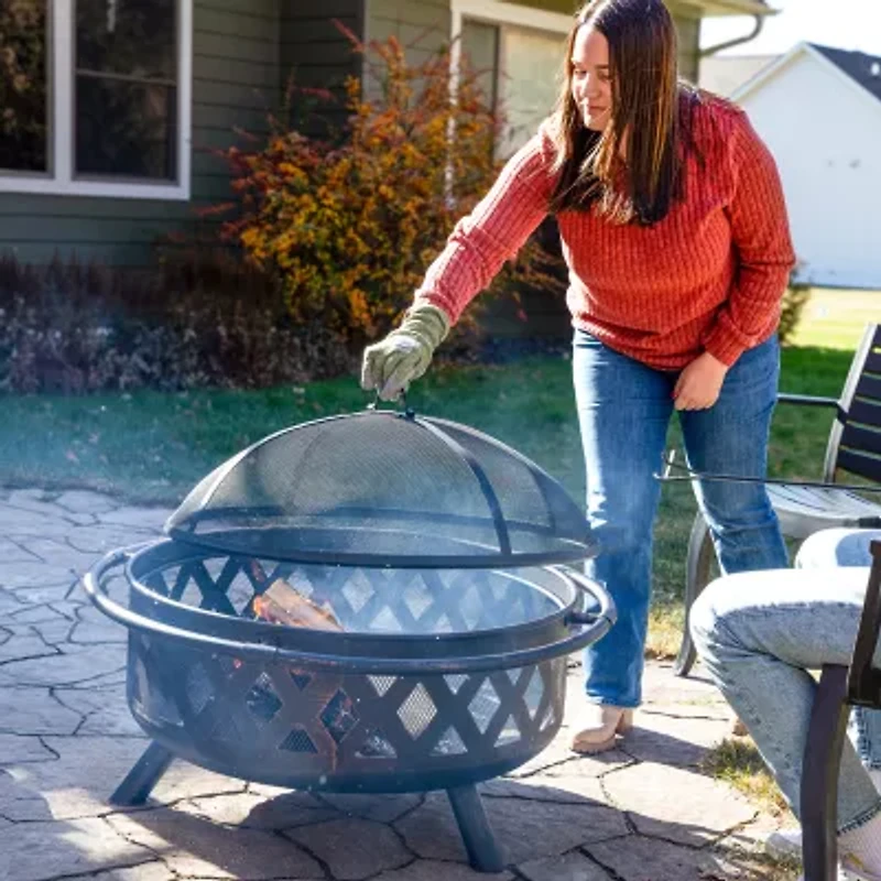 Sunnydaze Collection Portable Weather Resistant Fire Pit
