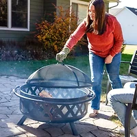 Sunnydaze Collection Portable Weather Resistant Fire Pit