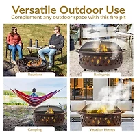 Sunnydaze Collection Portable Weather Resistant Fire Pit
