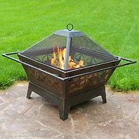 Sunnydaze Collection Portable Weather Resistant Fire Pit