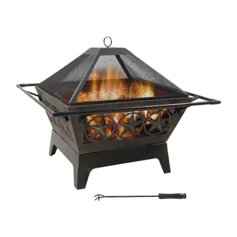 Sunnydaze Collection Portable Weather Resistant Fire Pit