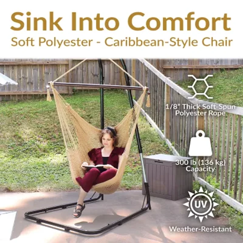 Sunnydaze Patio Collection Hammock Swing Chair