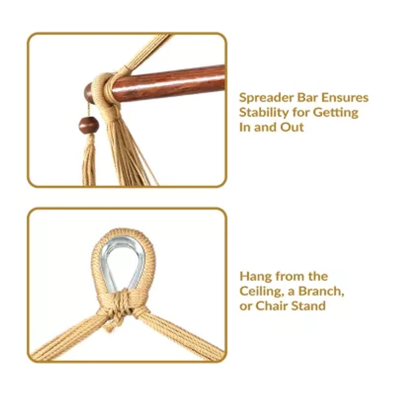 Sunnydaze Patio Collection Hammock Swing Chair