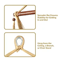 Sunnydaze Patio Collection Hammock Swing Chair