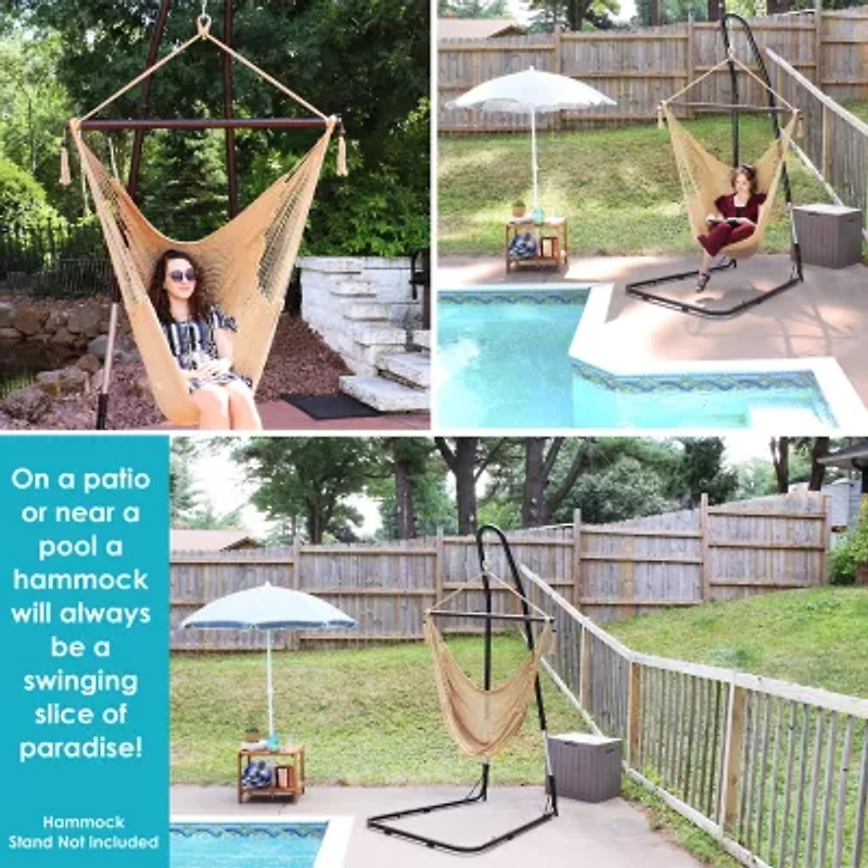 Sunnydaze Patio Collection Hammock Swing Chair