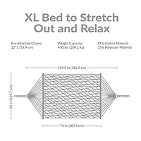 Sunnydaze Patio Collection Hammock