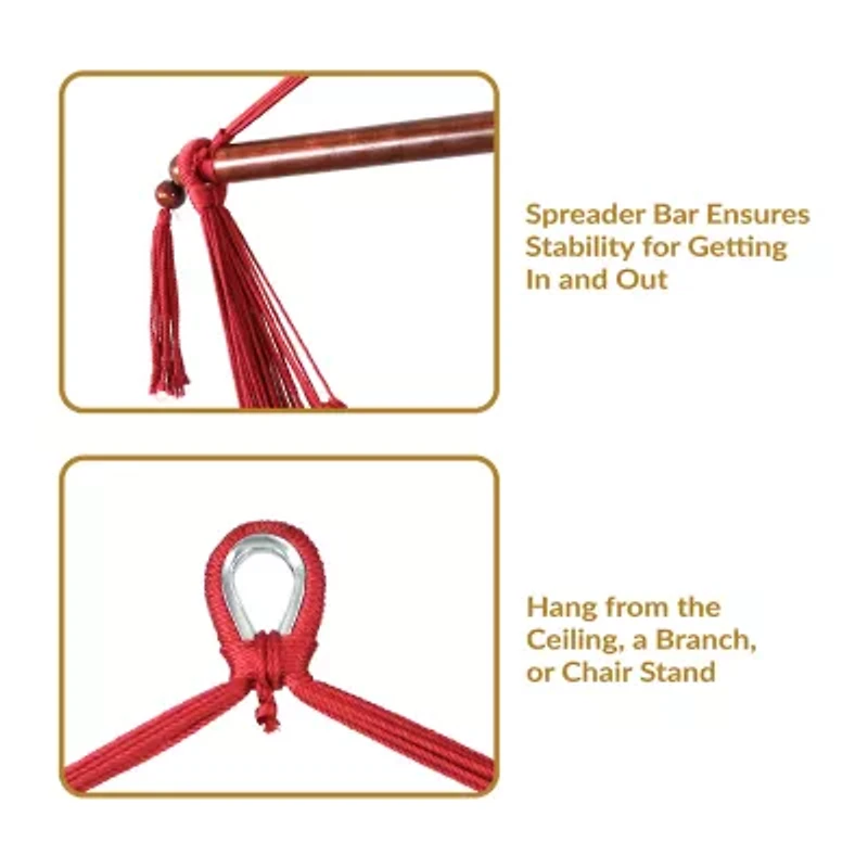 Sunnydaze® Hanging Caribbean Hammock Chair