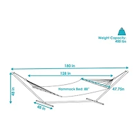 Sunnydaze Large Hammock with Stand