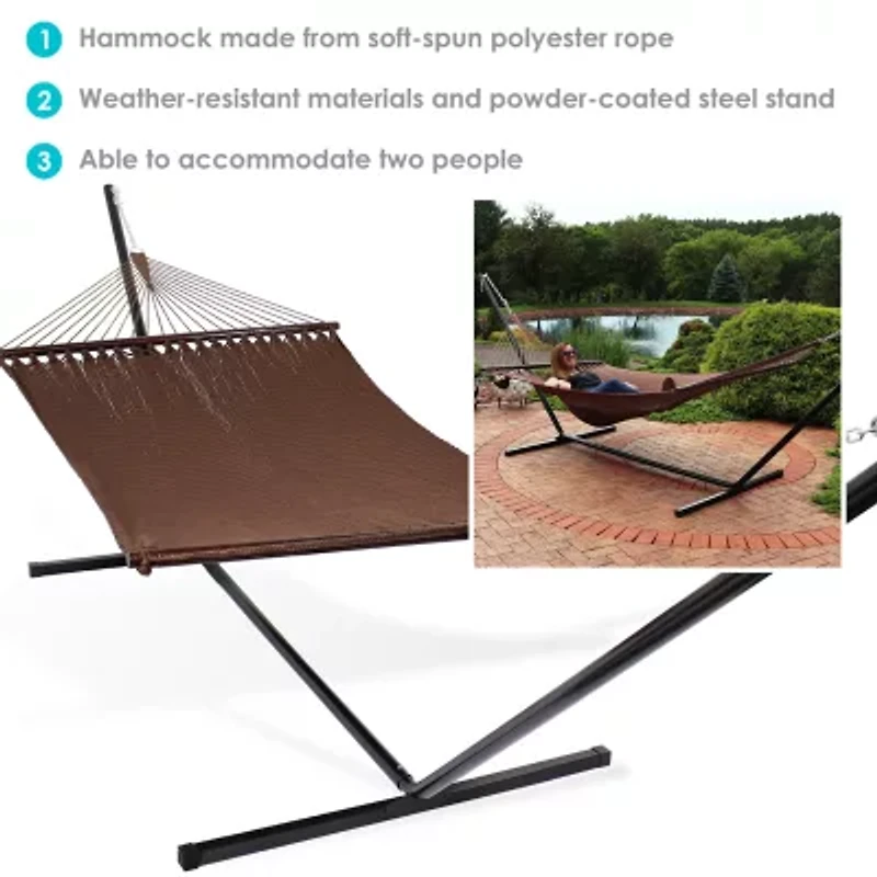 Sunnydaze Large Hammock with Stand