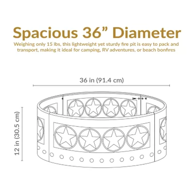 Weather Resistant Fire Pit