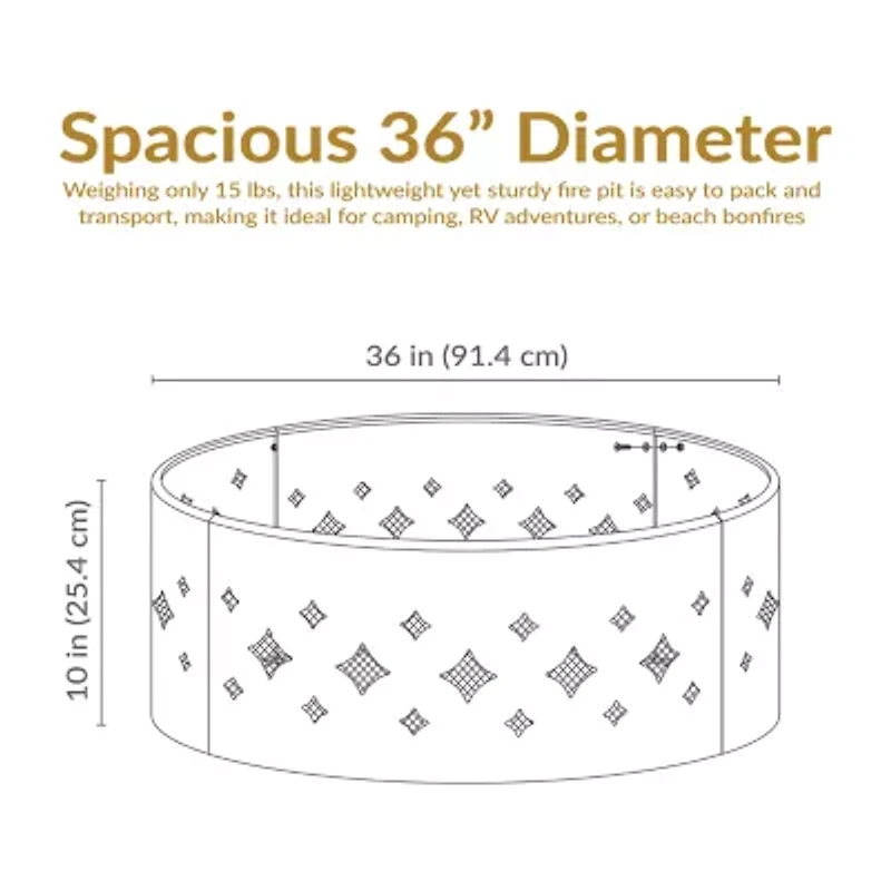 Weather Resistant Fire Pit