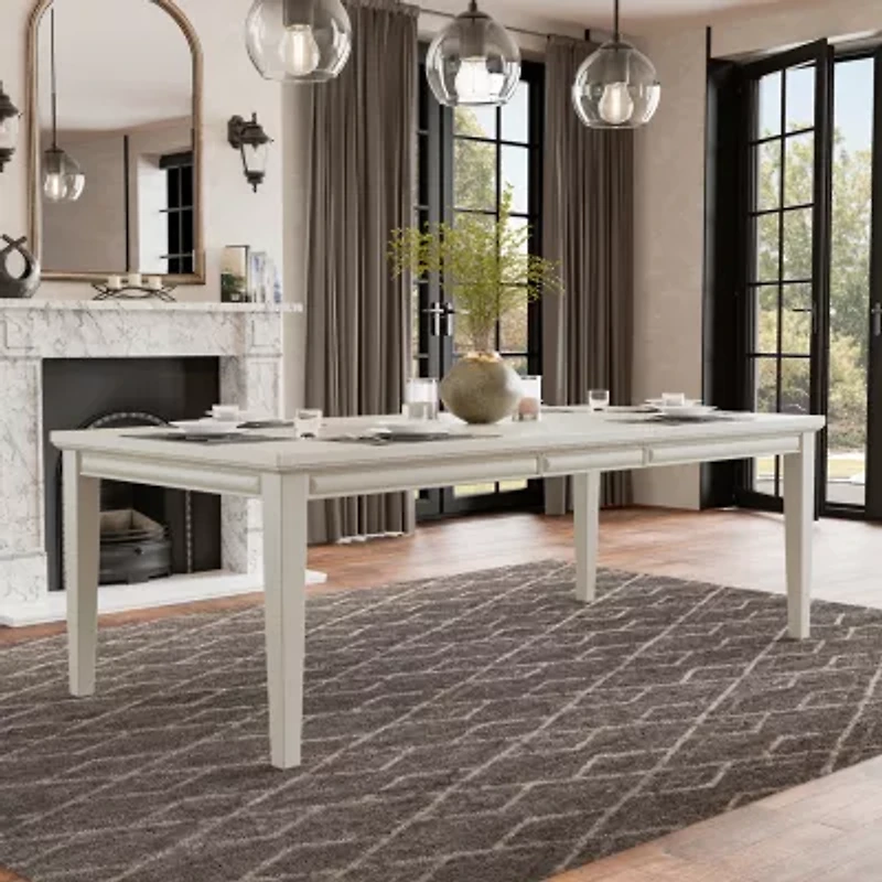 Hinwitz Rectangular Wood-Top Dining Table