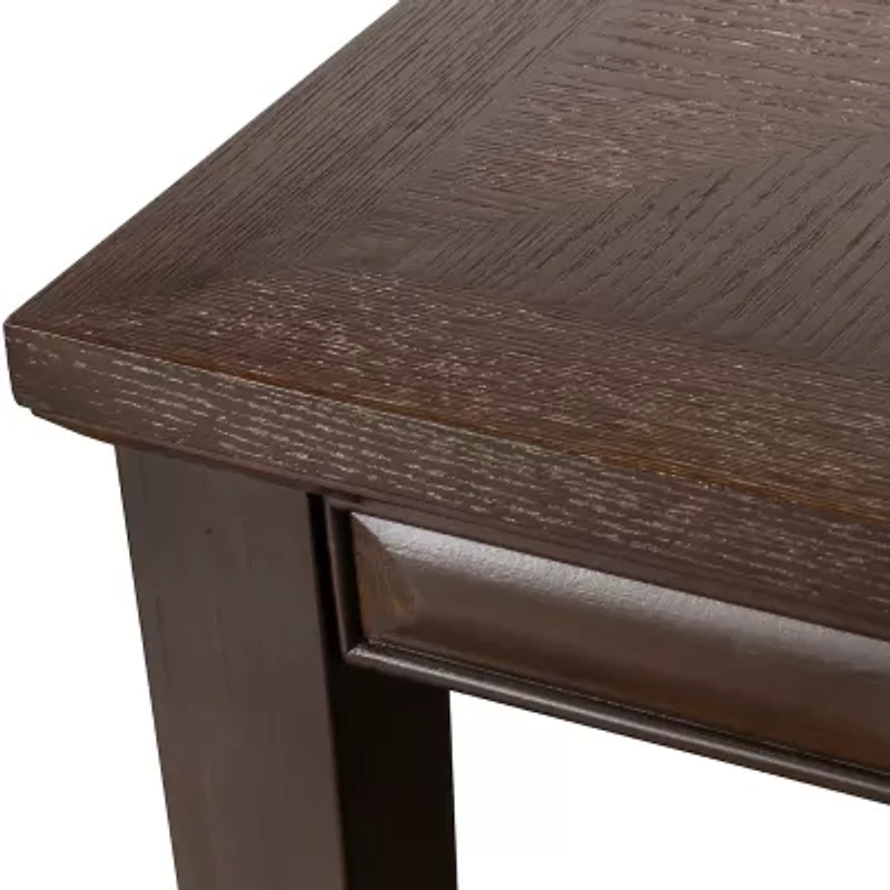 Hinwitz Rectangular Wood-Top Dining Table