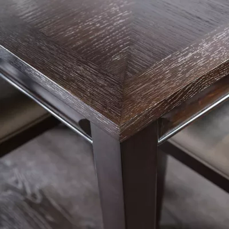 Hinwitz Rectangular Wood-Top Dining Table