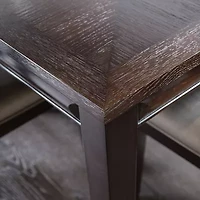 Hinwitz Rectangular Wood-Top Dining Table