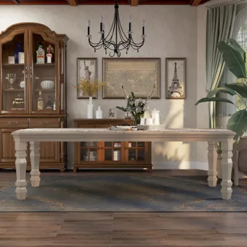 Orchard Rectangular Wood-Top Dining Table