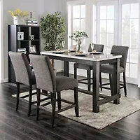 Vange 5-pc. Counter Height Rectangular Dining Set